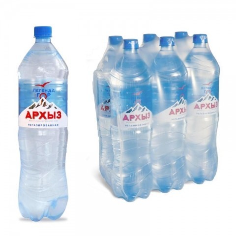 Легенда гор АРХЫЗ (негазированная, 6 х 1.5 л) (Доставка осуществляется только совместно с Водой в 19 литровой таре)