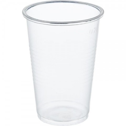 Стаканы одноразовые пластиковые (100 шт) (Доставка осуществляется только совместно с Водой в 19 литровой таре)